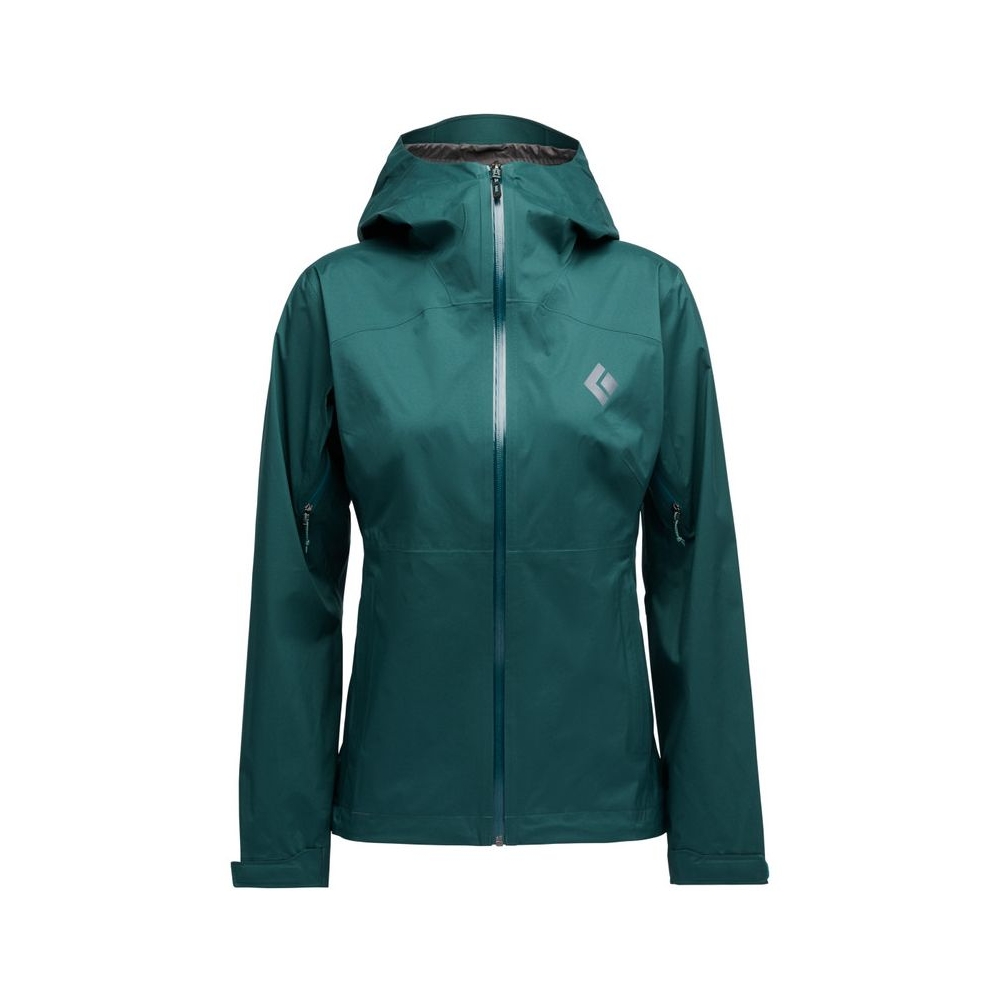 Black Diamond Fineline Strech Shell Women's Deep Woods AP745041-3062 jassen online bestellen bij Kathmandu Outdoor & Travel