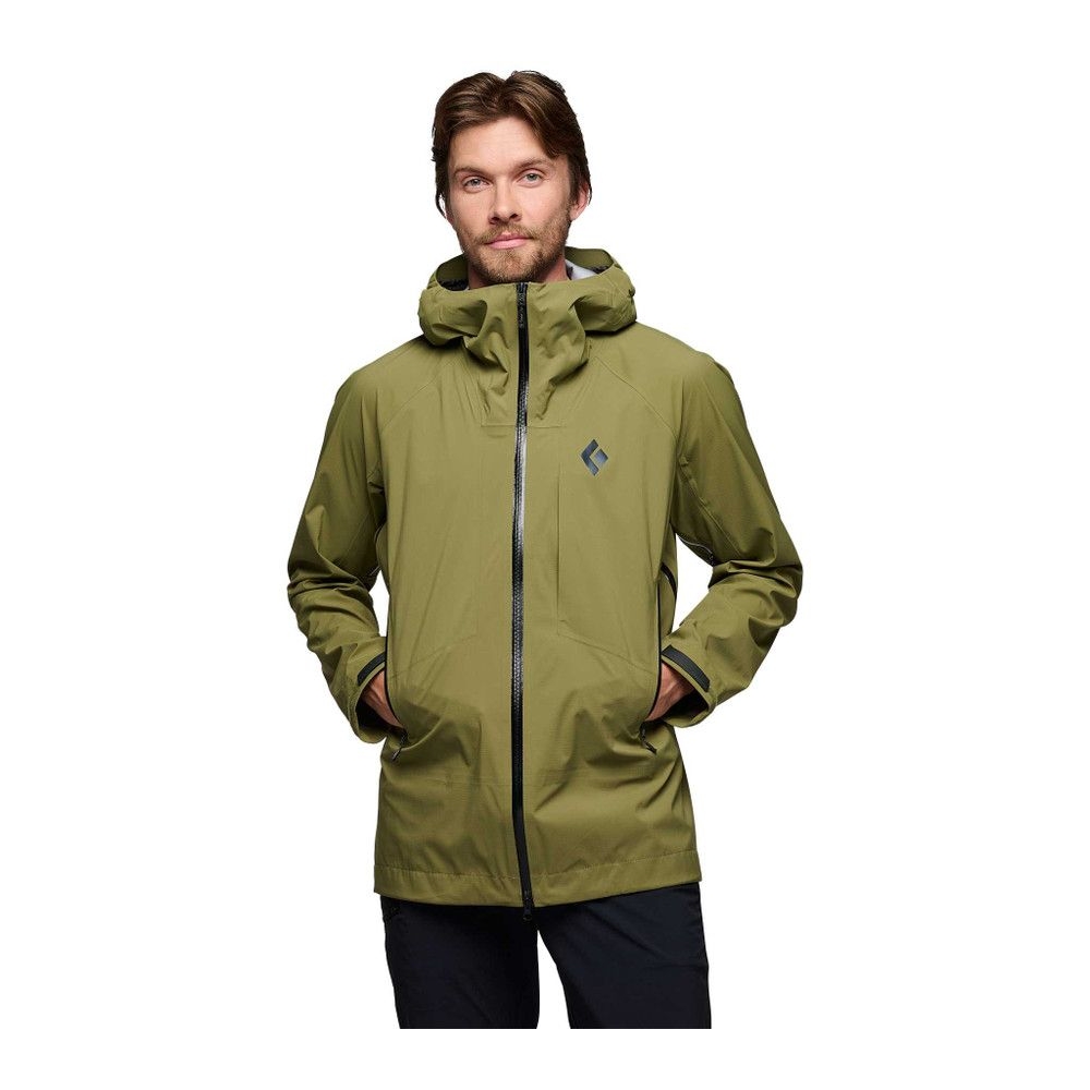 Black Diamond Highline Stretch Shell Crag Green AP742010-3040 jassen online bestellen bij Kathmandu Outdoor & Travel