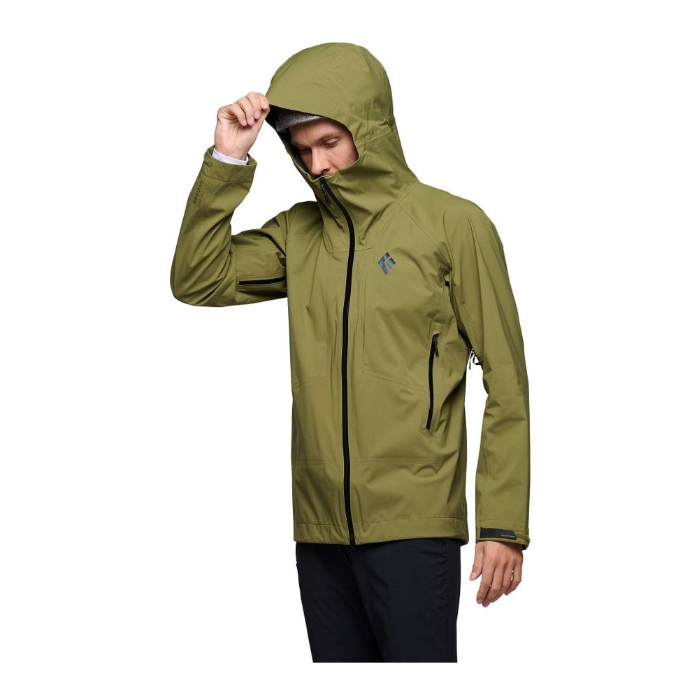 Black Diamond Highline Stretch Shell Crag Green AP742010-3040 jassen online bestellen bij Kathmandu Outdoor & Travel