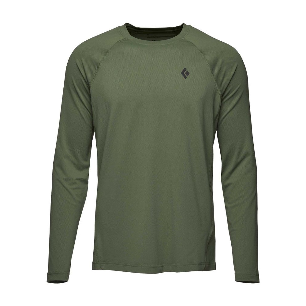 Black Diamond Alpenglow Long Sleeve Crew Tundra AP752092-3010 shirts en tops online bestellen bij Kathmandu Outdoor & Travel