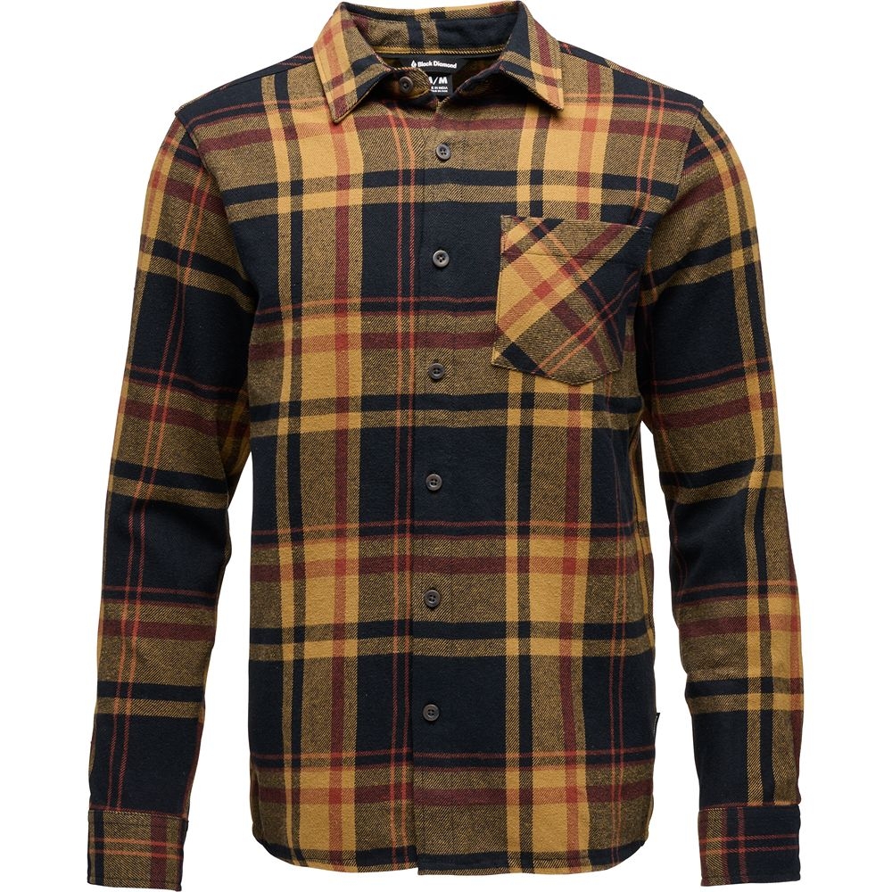 Black Diamond Project Flannel Black-Flax Plaid AP744063-9623 shirts en tops online bestellen bij Kathmandu Outdoor & Travel