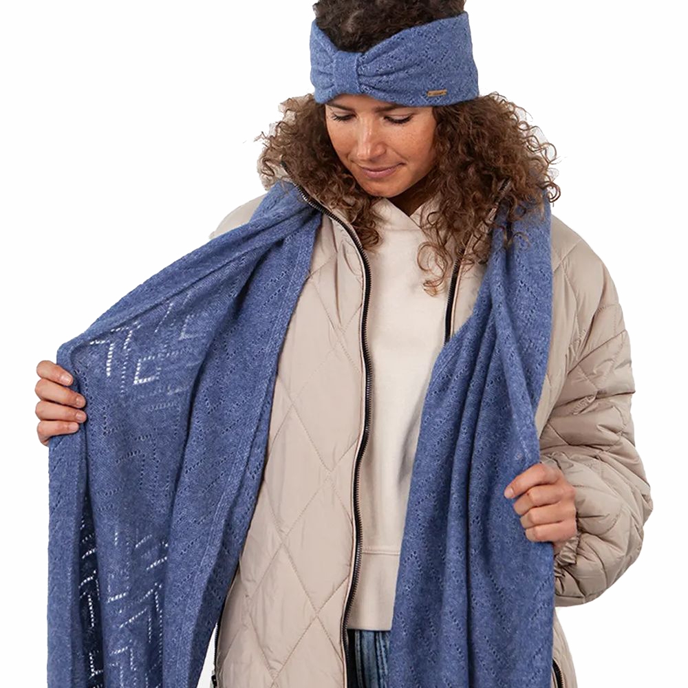 Barts Bridgey Scarf Blue 02580041 kleding accessoires online bestellen bij Kathmandu Outdoor & Travel