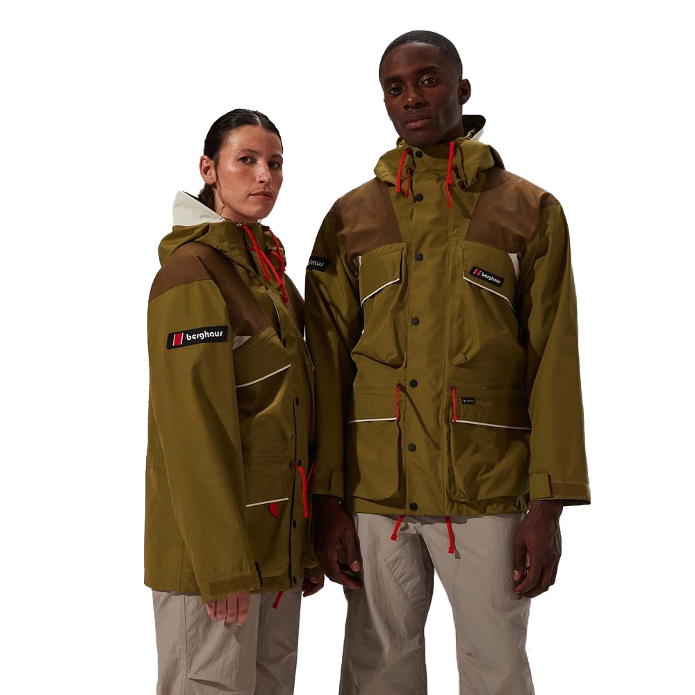 Berghaus Trango GTX Jacket OAK MOSS/BARK/STONE 4-A001928-KY6 jassen online bestellen bij Kathmandu Outdoor & Travel