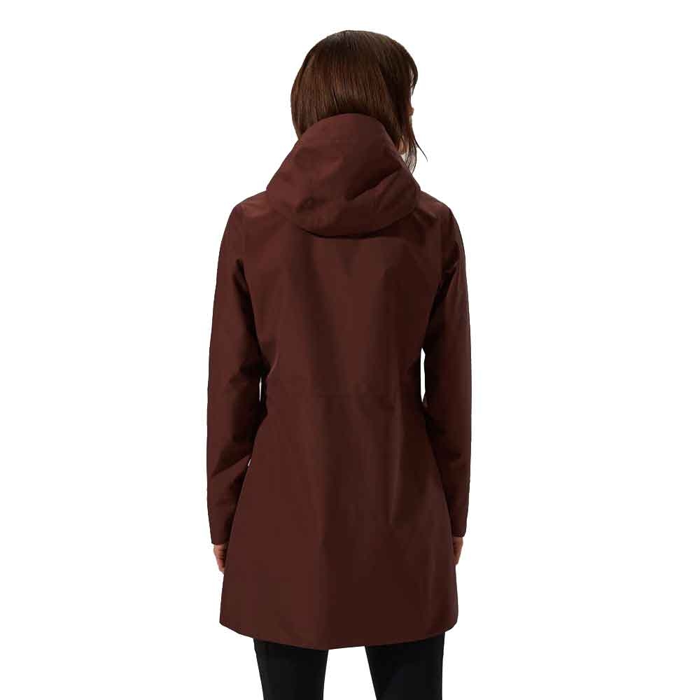 Berghaus Omeara Long Jacket Women's CEDAR BROWN 4-A001056-KV2 jassen online bestellen bij Kathmandu Outdoor & Travel