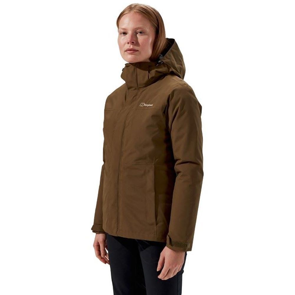 Berghaus Hillwalker 2.0 HL 3in1 Jacket Women's BARK 4-A001869-BC7 jassen online bestellen bij Kathmandu Outdoor & Travel