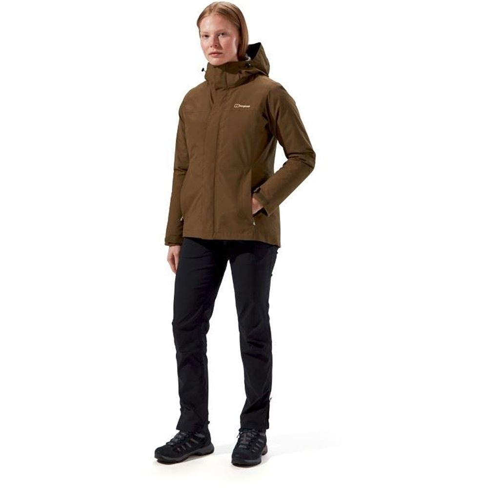 Berghaus Hillwalker 2.0 HL 3in1 Jacket Women's BARK 4-A001869-BC7 jassen online bestellen bij Kathmandu Outdoor & Travel