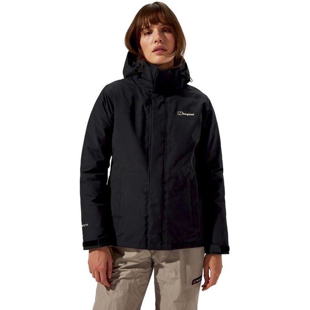 Berghaus Hillwalker 2.0 HL 3in1 Jacket Women's BLACK/BLACK 4-A001869-BP6 jassen online bestellen bij Kathmandu Outdoor & Travel