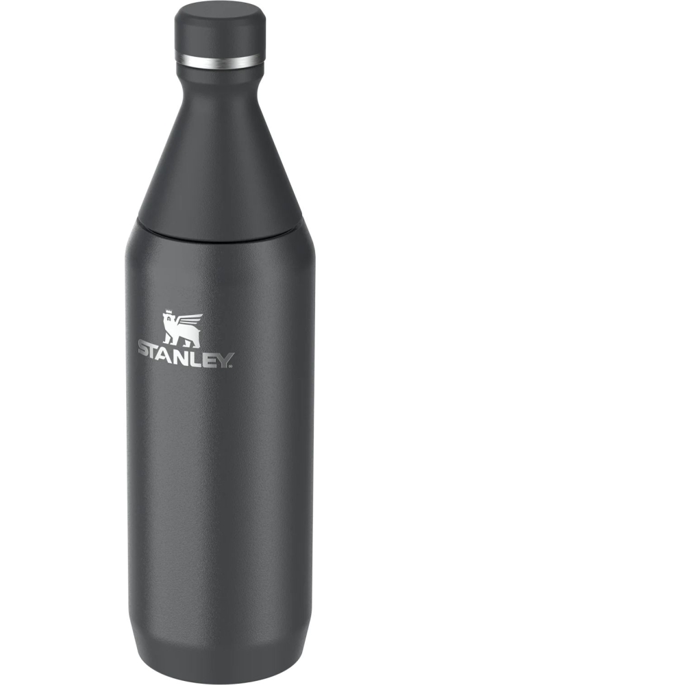 Stanley The All Day Slim Bottle  0,6L Black 10-12069-024 drinkflessen en thermosflessen online bestellen bij Kathmandu Outdoor & Travel