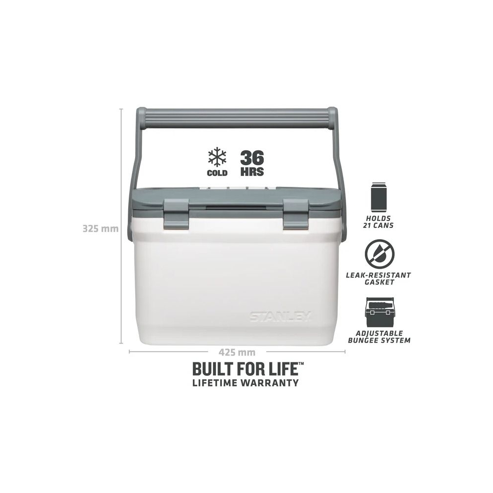 Stanley The Easy Carry Outdoor Cooler 15,1L  Polar 10-01623-123  koken online bestellen bij Kathmandu Outdoor & Travel