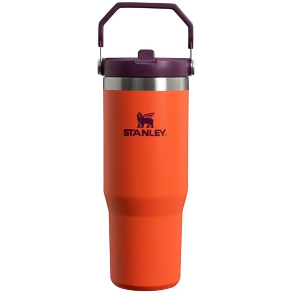 Stanley The IceFlow Flip Straw Tumbler 0,89L Tigerlily Plum  10-09993-314 drinkflessen en thermosflessen online bestellen bij Kathmandu Outdoor & Travel