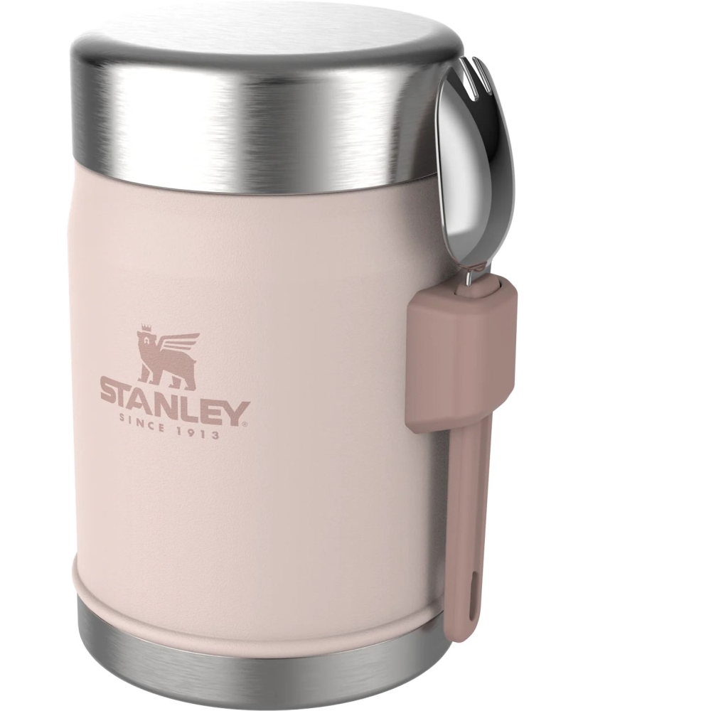 Stanley The Legendary Food Jar + Spork 0,4L  Rose Quartz  10-09382-106 drinkflessen en thermosflessen online bestellen bij Kathmandu Outdoor & Travel