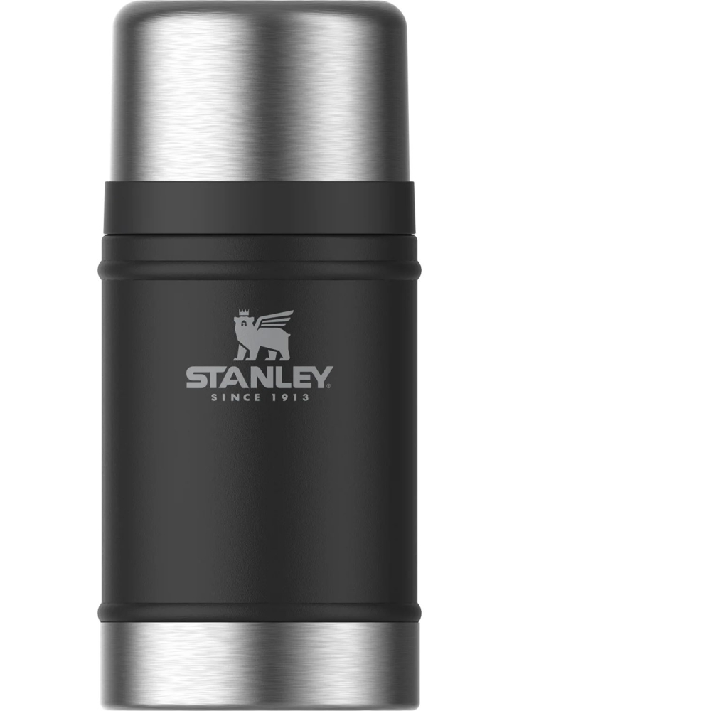 Stanley The Legendary Food Jar 0,7L Matte Black Pebble  10-07936-004 drinkflessen en thermosflessen online bestellen bij Kathmandu Outdoor & Travel