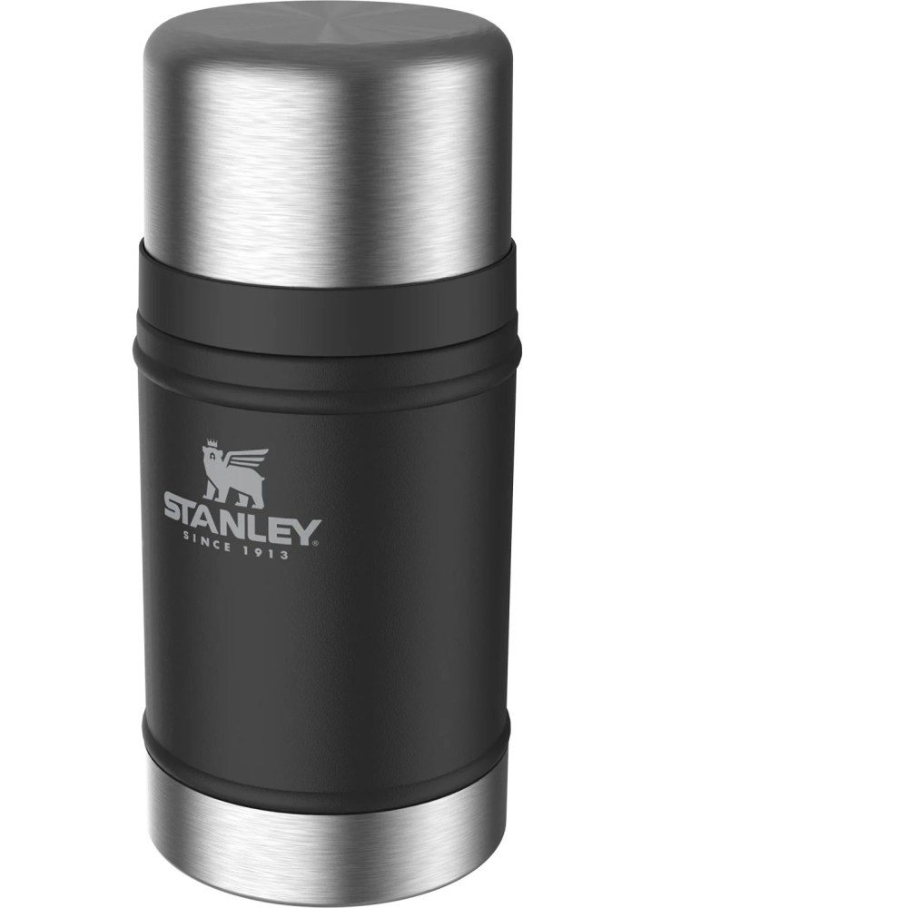 Stanley The Legendary Food Jar 0,7L Matte Black Pebble  10-07936-004 drinkflessen en thermosflessen online bestellen bij Kathmandu Outdoor & Travel
