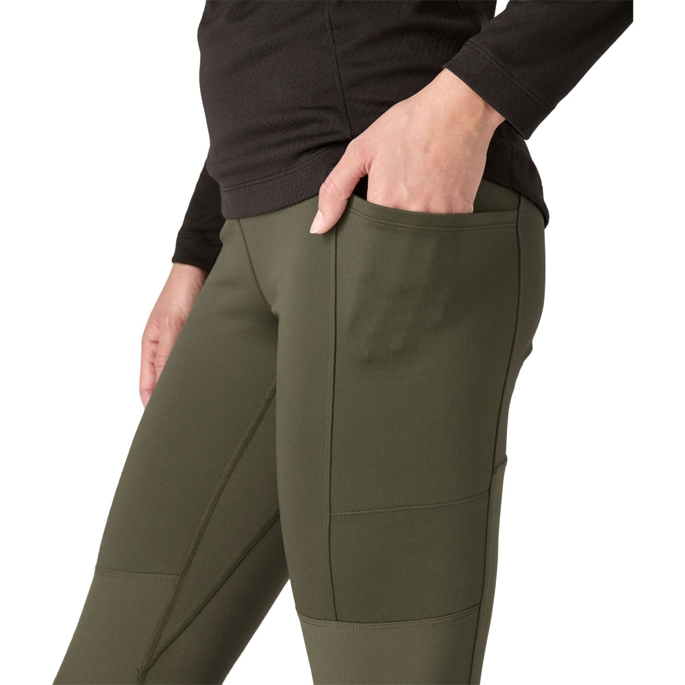 Patagonia Pack Out Hike Tights Women's Pine Needle Green 21975-PNGR broeken online bestellen bij Kathmandu Outdoor & Travel