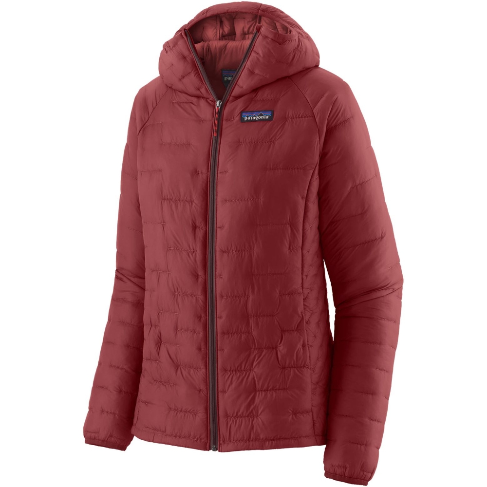 Patagonia Micro Puff Hoody Women's Oxide Red 84041-OXDR jassen online bestellen bij Kathmandu Outdoor & Travel