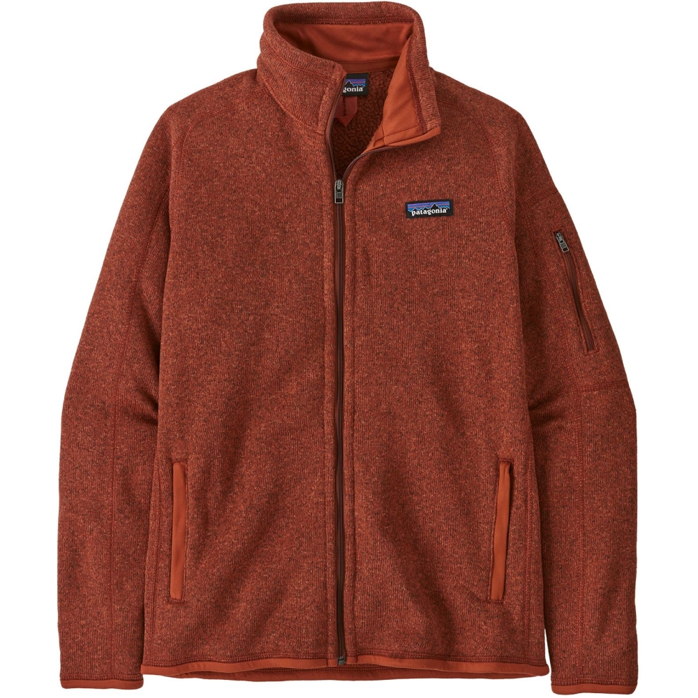 Patagonia Better Sweater Jkt Women's Burnished Red 25543-BURR fleeces en truien online bestellen bij Kathmandu Outdoor & Travel