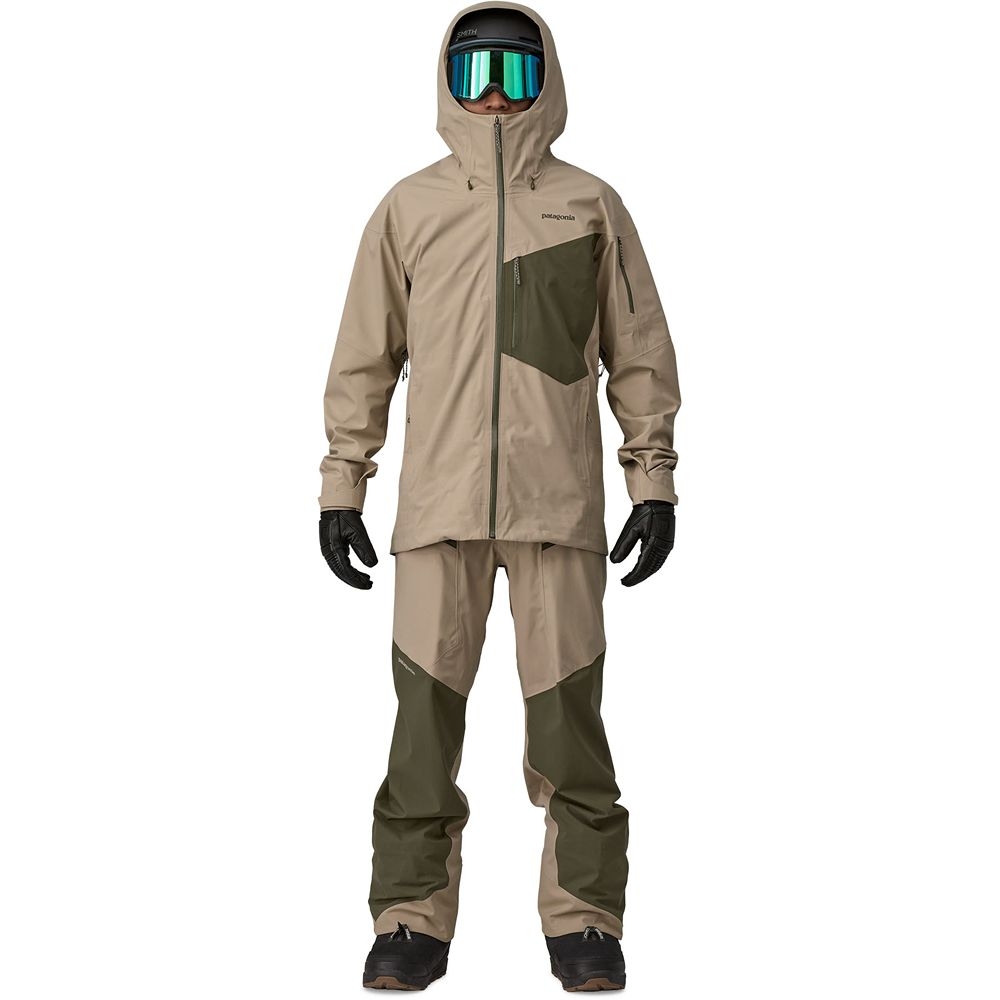 Patagonia Snowdrifter Jkt Seabird Grey 30066-SBDY jassen online bestellen bij Kathmandu Outdoor & Travel
