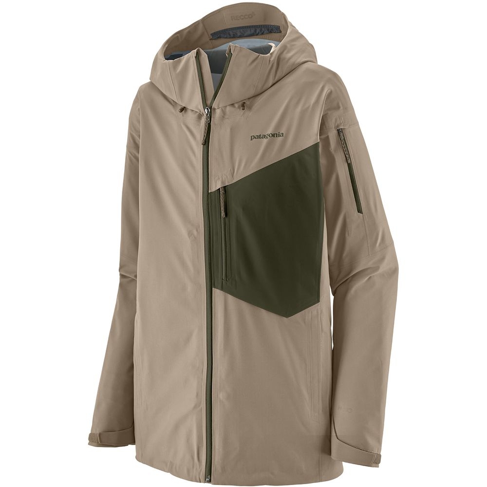 Patagonia Snowdrifter Jkt Seabird Grey 30066-SBDY jassen online bestellen bij Kathmandu Outdoor & Travel