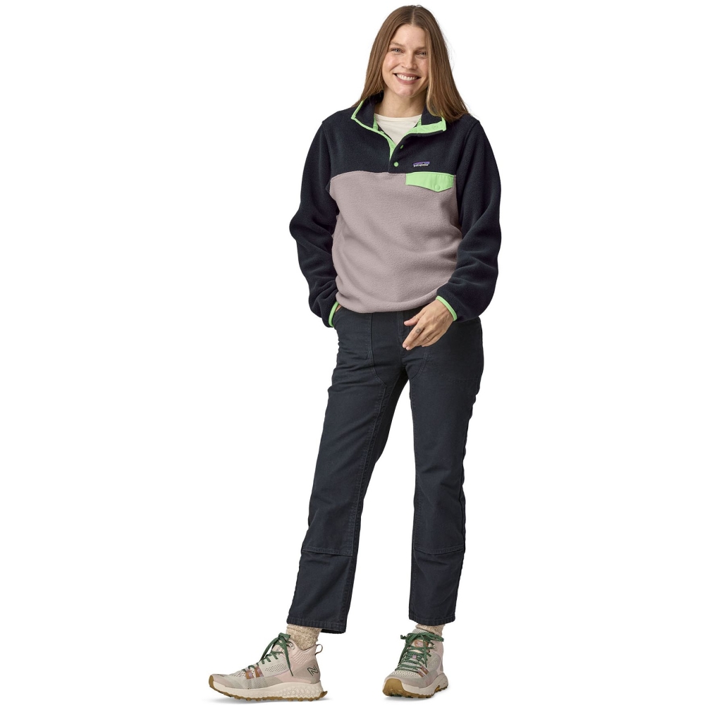 Patagonia LW Synch Snap-T P/O Women's Echo Purple 25455-ECPU fleeces en truien online bestellen bij Kathmandu Outdoor & Travel