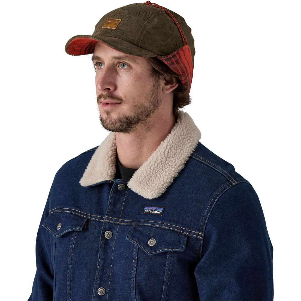 Patagonia Range Earflap Cap Dark Walnut 33530-DWA kleding accessoires online bestellen bij Kathmandu Outdoor & Travel