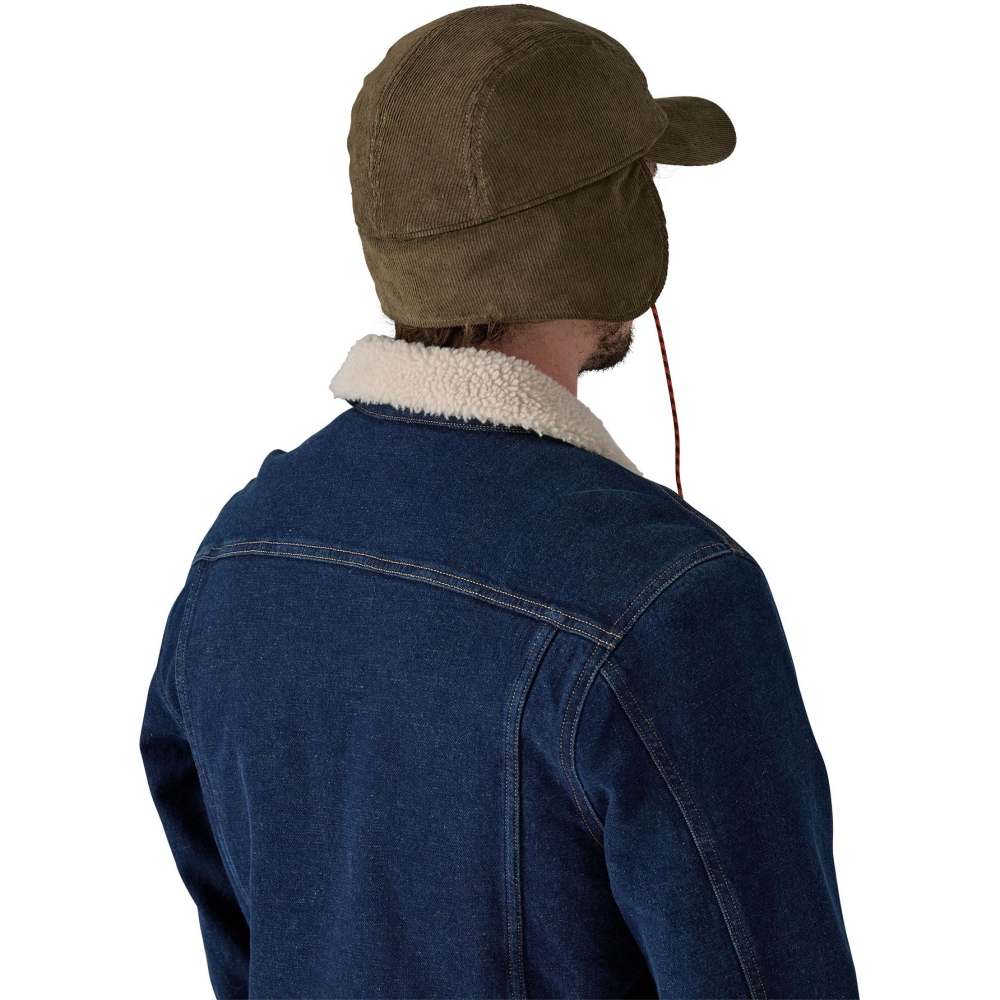 Patagonia Range Earflap Cap Dark Walnut 33530-DWA kleding accessoires online bestellen bij Kathmandu Outdoor & Travel