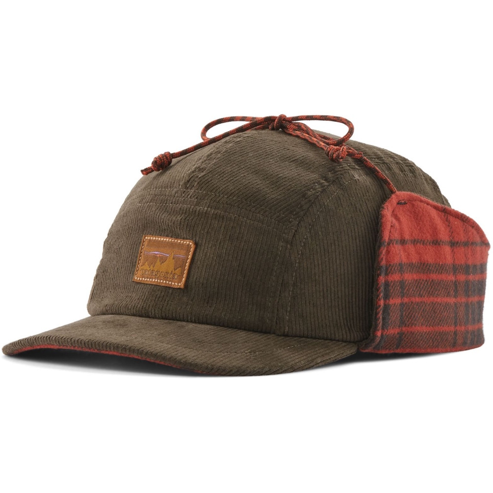 Patagonia Range Earflap Cap Dark Walnut 33530-DWA kleding accessoires online bestellen bij Kathmandu Outdoor & Travel