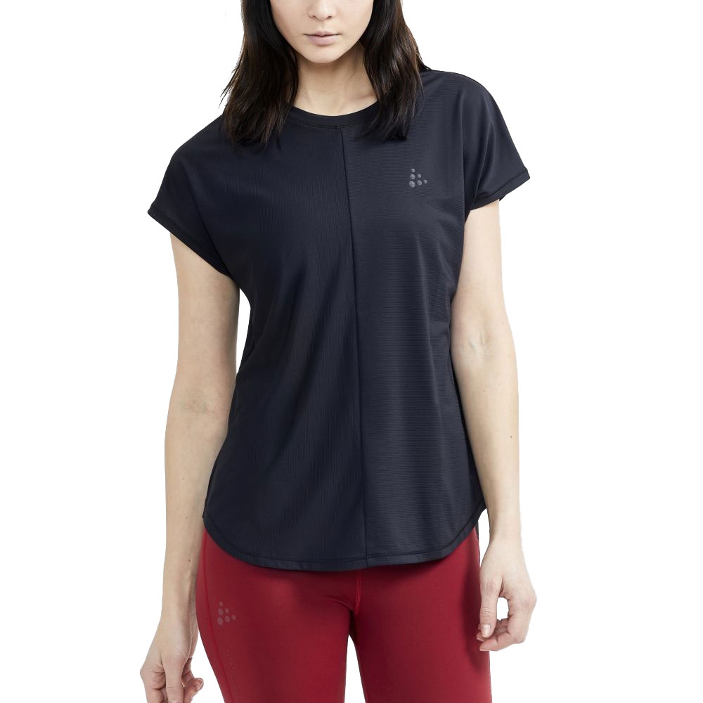 Craft Core Essence SS Tee Women's Black 1911242-999000 shirts en tops online bestellen bij Kathmandu Outdoor & Travel
