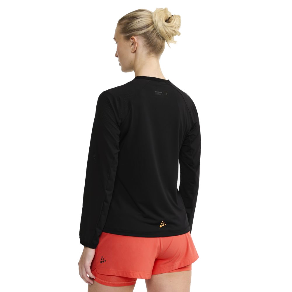 Craft Pro Hypervent LS Wind Top 2 Women's Black 1914594-999000 shirts en tops online bestellen bij Kathmandu Outdoor & Travel