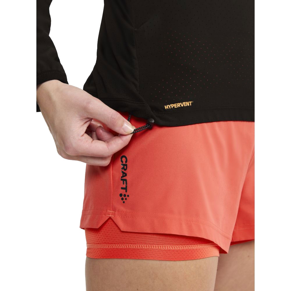 Craft Pro Hypervent LS Wind Top 2 Women's Black 1914594-999000 shirts en tops online bestellen bij Kathmandu Outdoor & Travel