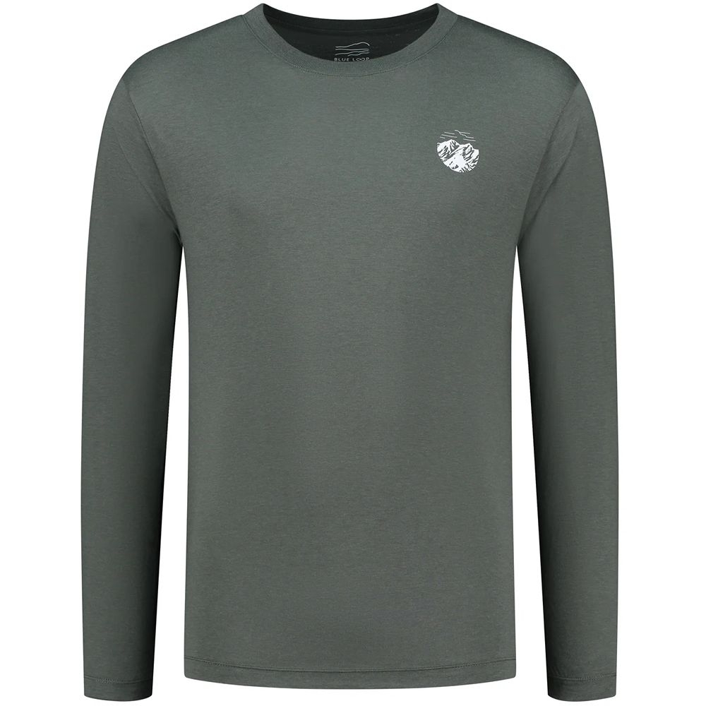 Blue Loop Originals Alp Longsleeve Deep Green M-RAL014-24-B076 shirts en tops online bestellen bij Kathmandu Outdoor & Travel