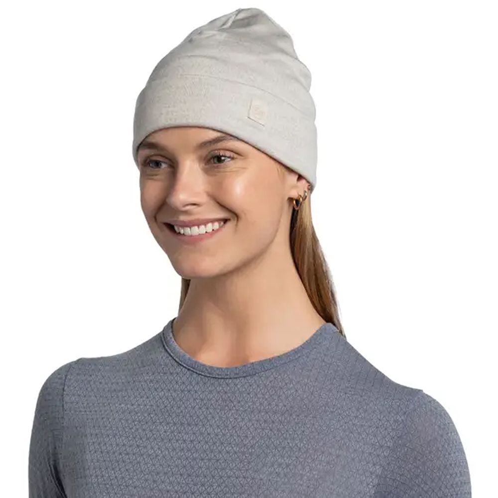 Buff BUFF© Merino Heavyweight Beanie Solid Cloud 111170003-Solid Clou kleding accessoires online bestellen bij Kathmandu Outdoor & Travel