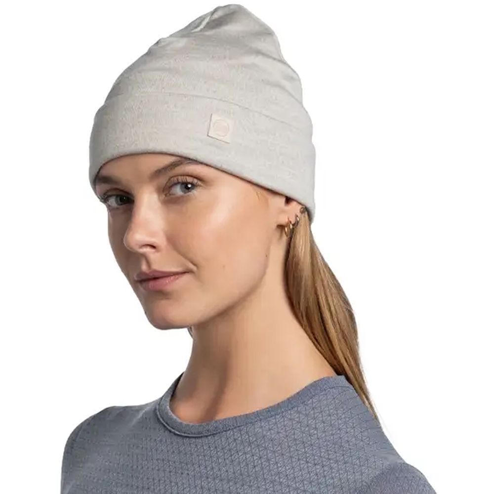 Buff BUFF© Merino Heavyweight Beanie Solid Cloud 111170003-Solid Clou kleding accessoires online bestellen bij Kathmandu Outdoor & Travel
