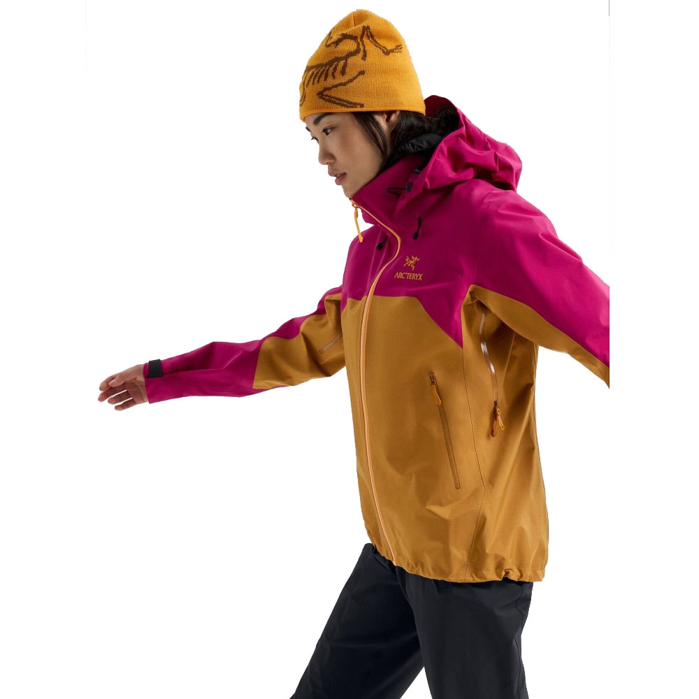Arc'teryx Beta AR Jacket Women's Yukon/Amaranthus/Edziza 6605-Yukon jassen online bestellen bij Kathmandu Outdoor & Travel