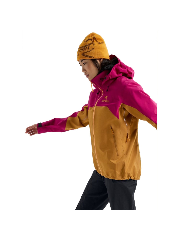 Arc'teryx Beta AR Jacket Women's Yukon/Amaranthus/Edziza 6605-Yukon jassen online bestellen bij Kathmandu Outdoor & Travel