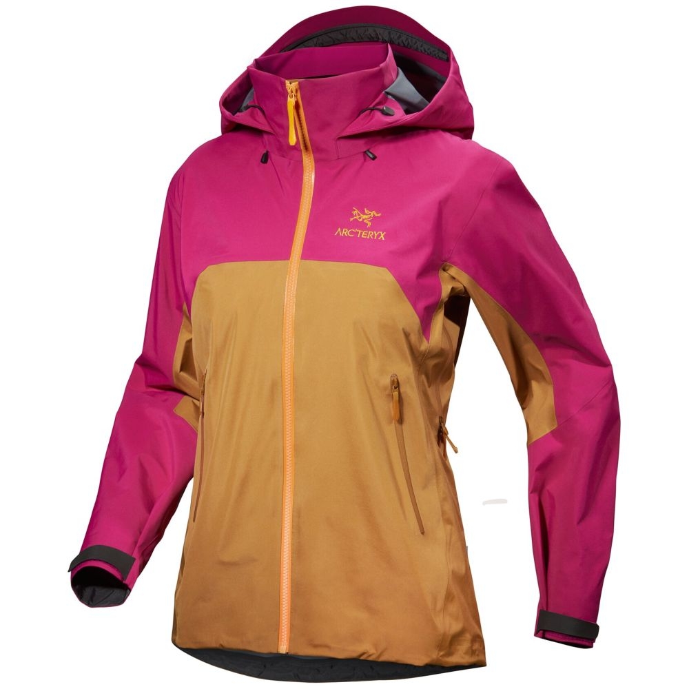 Arc'teryx Beta AR Jacket Women's Yukon/Amaranthus/Edziza 6605-Yukon jassen online bestellen bij Kathmandu Outdoor & Travel