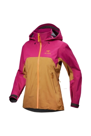 Arc'teryx Beta AR Jacket Women's Yukon/Amaranthus/Edziza 6605-Yukon jassen online bestellen bij Kathmandu Outdoor & Travel