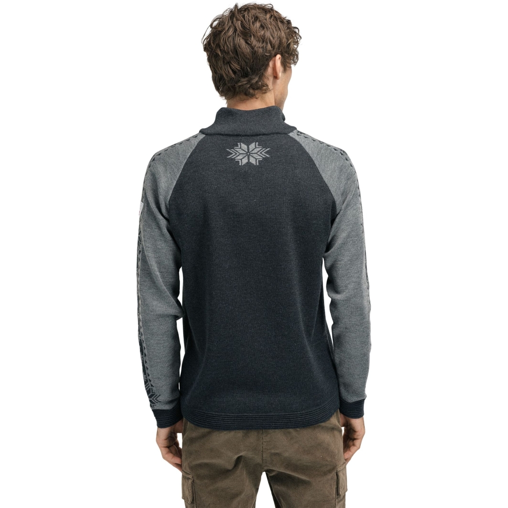 Dale Geilo Masc Sweater Darkcharcoal smoke 95041-E fleeces en truien online bestellen bij Kathmandu Outdoor & Travel