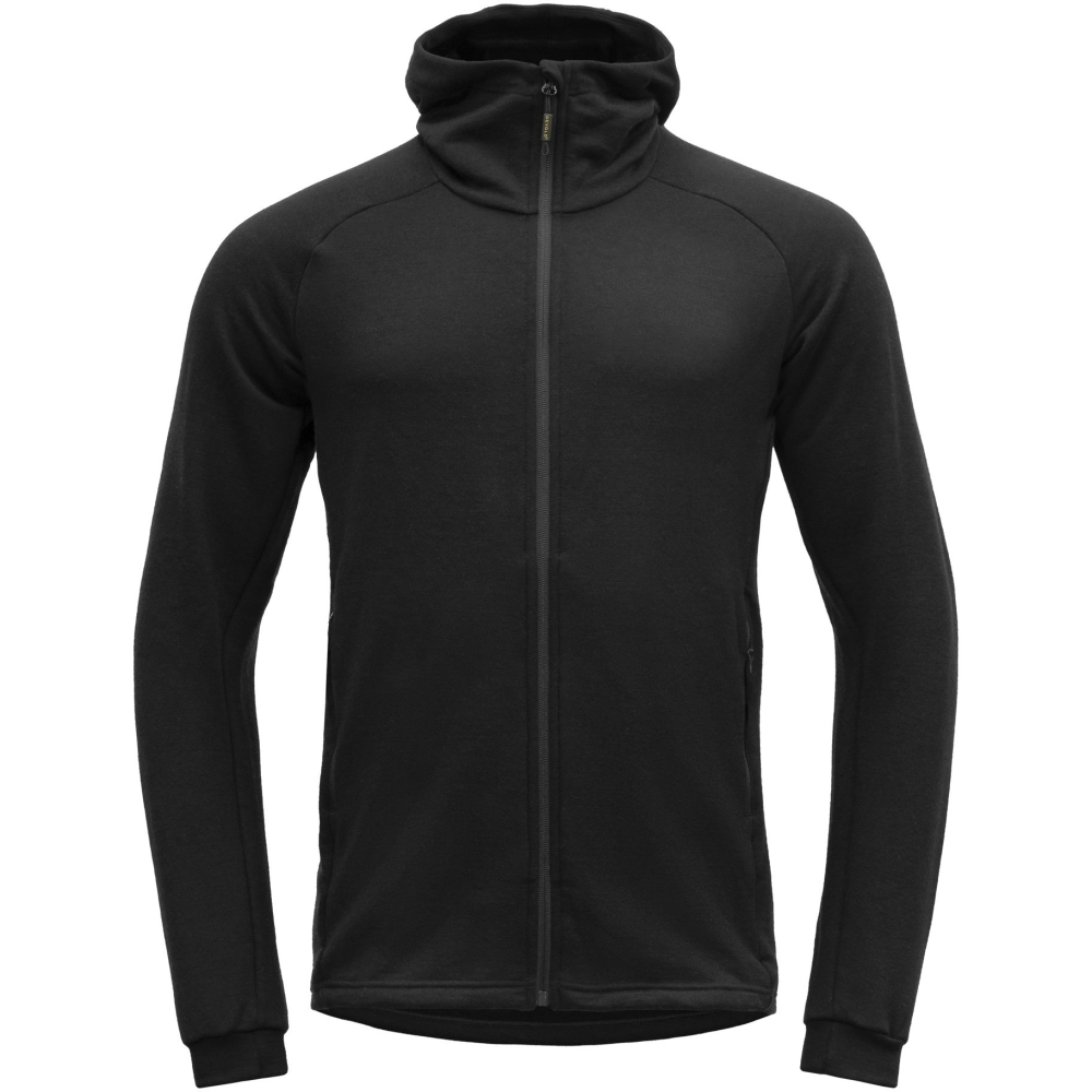 Devold Nibba Merino Jkt Hood  Caviar GO 264 450 C-960A fleeces en truien online bestellen bij Kathmandu Outdoor & Travel