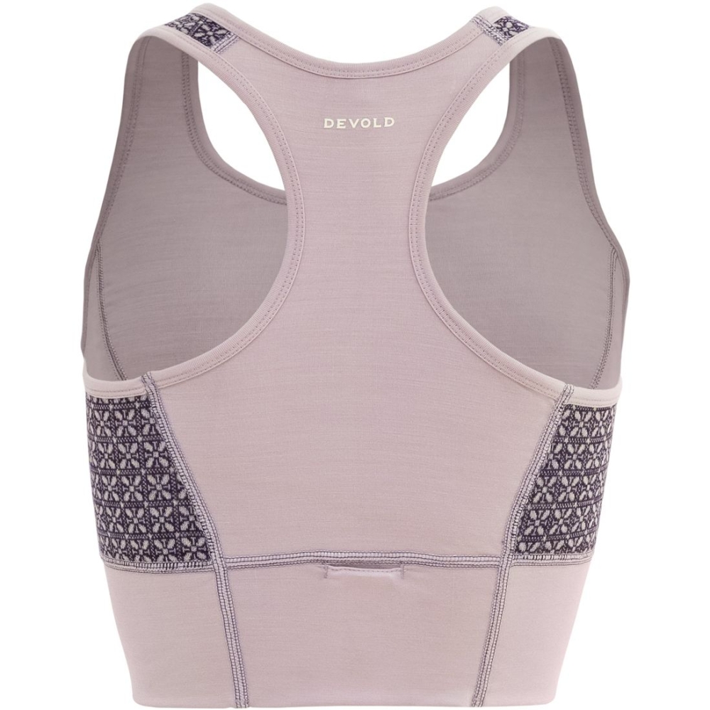 Devold Kvittega Merino Top Women's Orchid GO 296 209 B-167A onderkleding/thermokleding online bestellen bij Kathmandu Outdoor & Travel