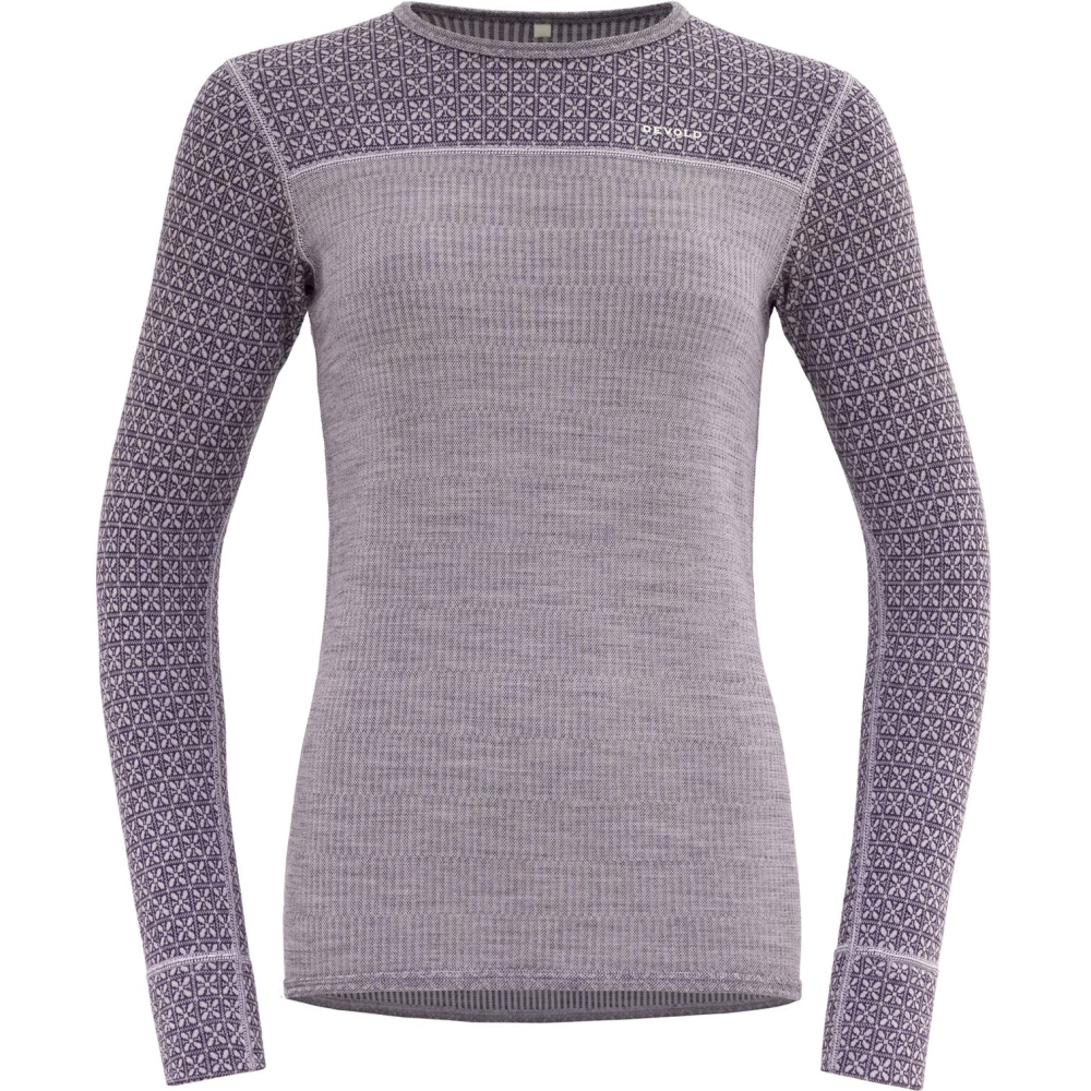 Devold Kvitegga Merino 230 Shirt Women's Orchid GO 339 227 A-167A onderkleding/thermokleding online bestellen bij Kathmandu Outdoor & Travel