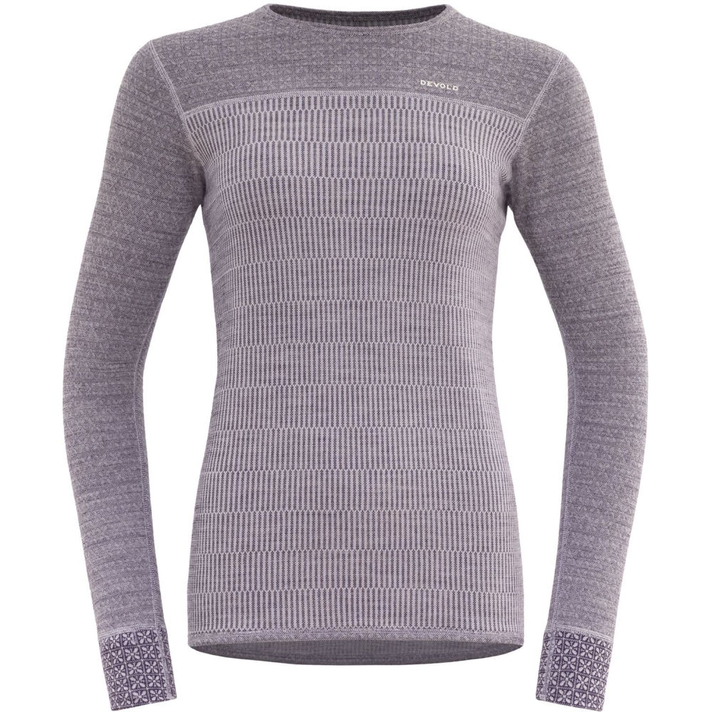 Devold Kvitegga Merino 230 Shirt Women's Orchid GO 339 227 A-167A onderkleding/thermokleding online bestellen bij Kathmandu Outdoor & Travel