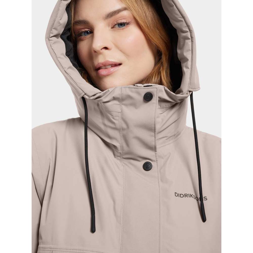 Didriksons Elissa Parka Women's Ash Brown 505370-F04 jassen online bestellen bij Kathmandu Outdoor & Travel