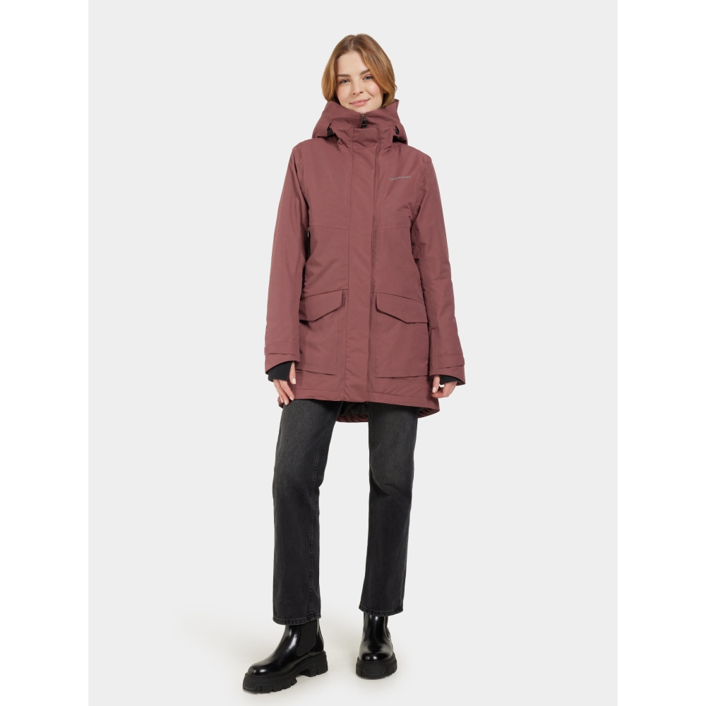 Didriksons Frida Parka 7 Women's Old rust 505777-147 jassen online bestellen bij Kathmandu Outdoor & Travel