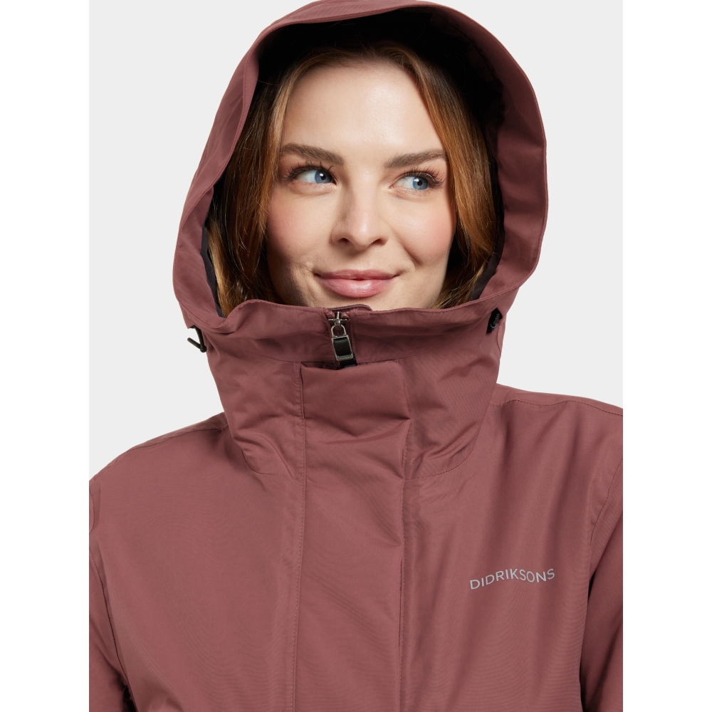 Didriksons Frida Parka 7 Women's Old rust 505777-147 jassen online bestellen bij Kathmandu Outdoor & Travel