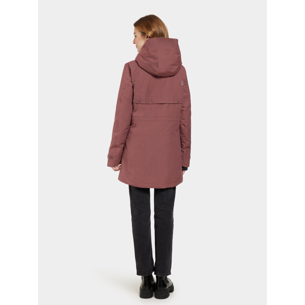 Didriksons Frida Parka 7 Women's Old rust 505777-147 jassen online bestellen bij Kathmandu Outdoor & Travel