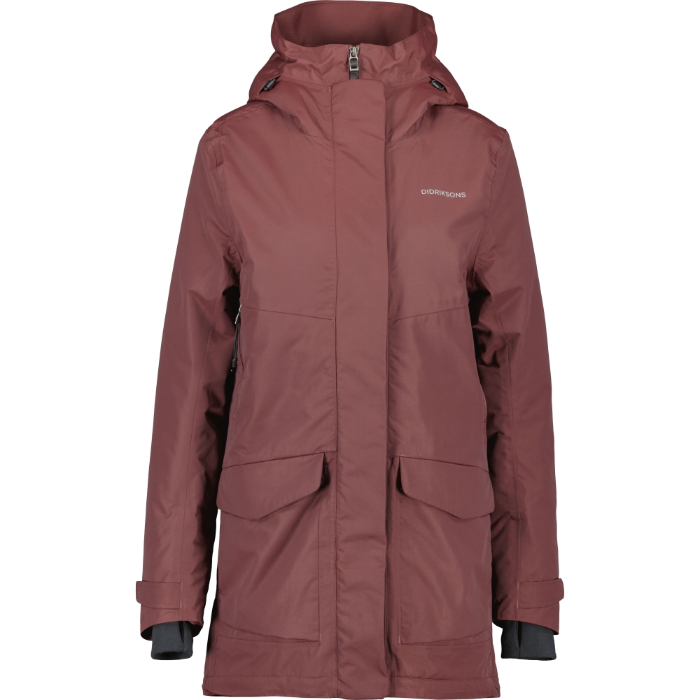 Didriksons Frida Parka 7 Women's Old rust 505777-147 jassen online bestellen bij Kathmandu Outdoor & Travel