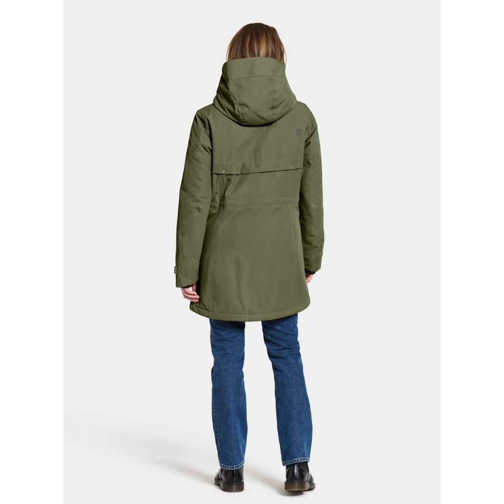 Didriksons Frida Parka 7 Women's Deep Green 505777-300 jassen online bestellen bij Kathmandu Outdoor & Travel