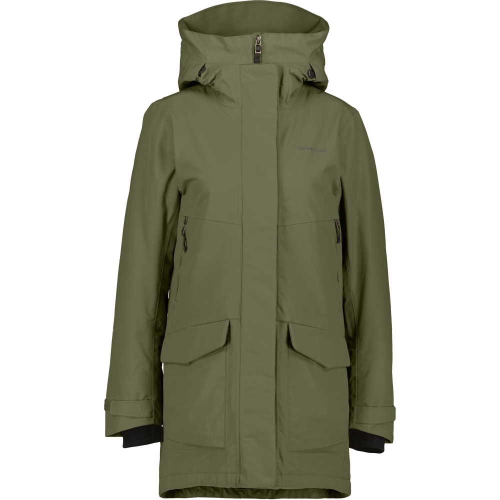 Didriksons Frida Parka 7 Women's Deep Green 505777-300 jassen online bestellen bij Kathmandu Outdoor & Travel
