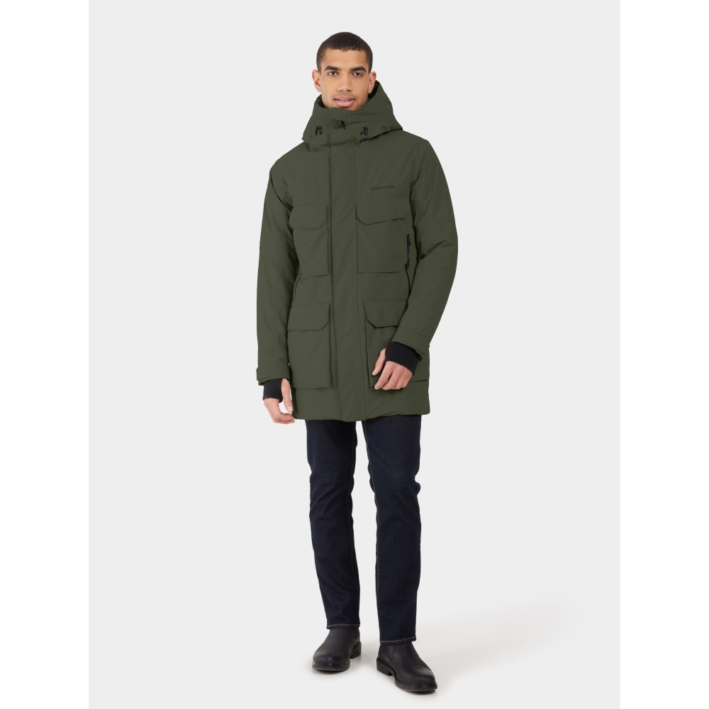 Didriksons Drew Usx Parka 8 Deep Green 505778-300 jassen online bestellen bij Kathmandu Outdoor & Travel