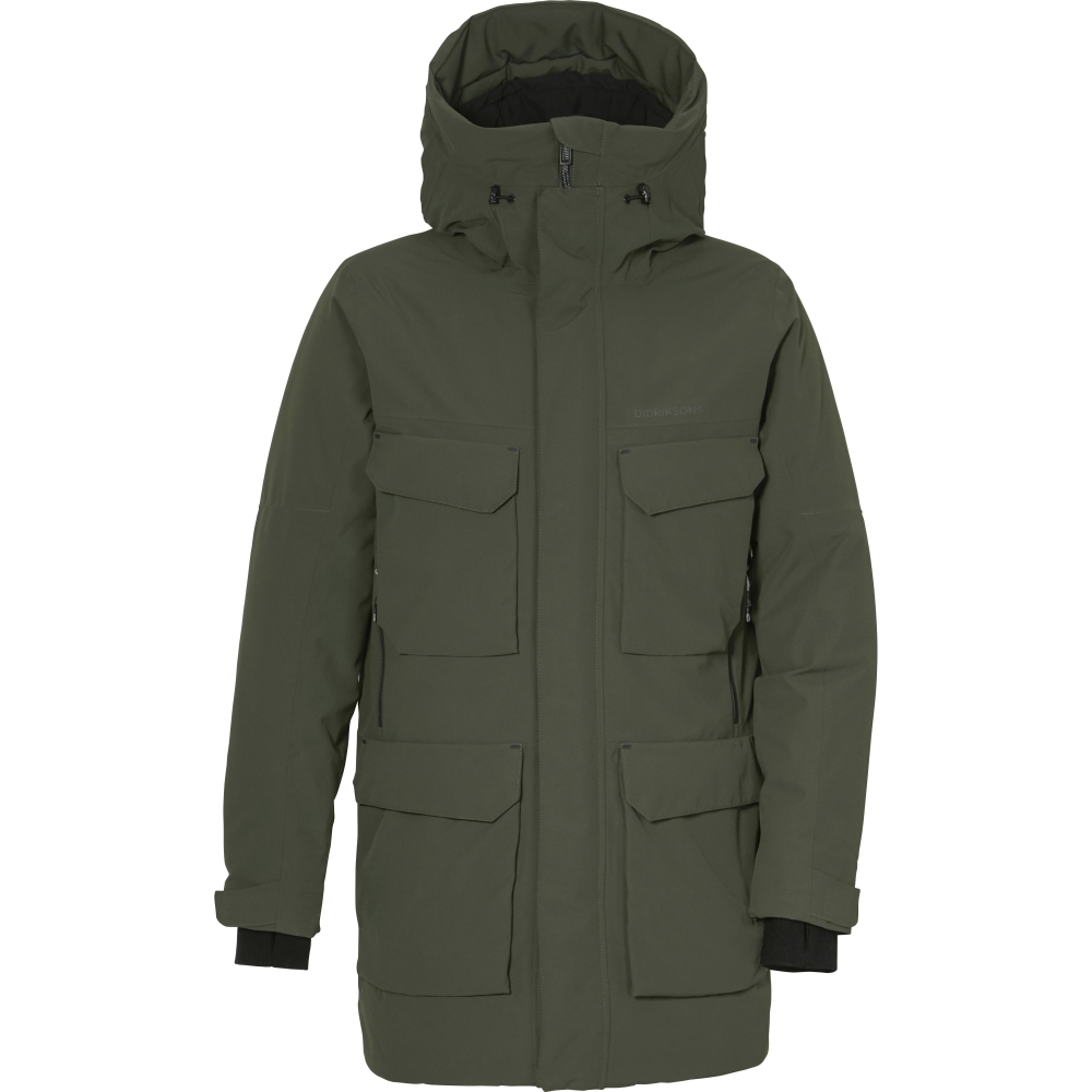 Didriksons Drew Usx Parka 8 Deep Green 505778-300 jassen online bestellen bij Kathmandu Outdoor & Travel
